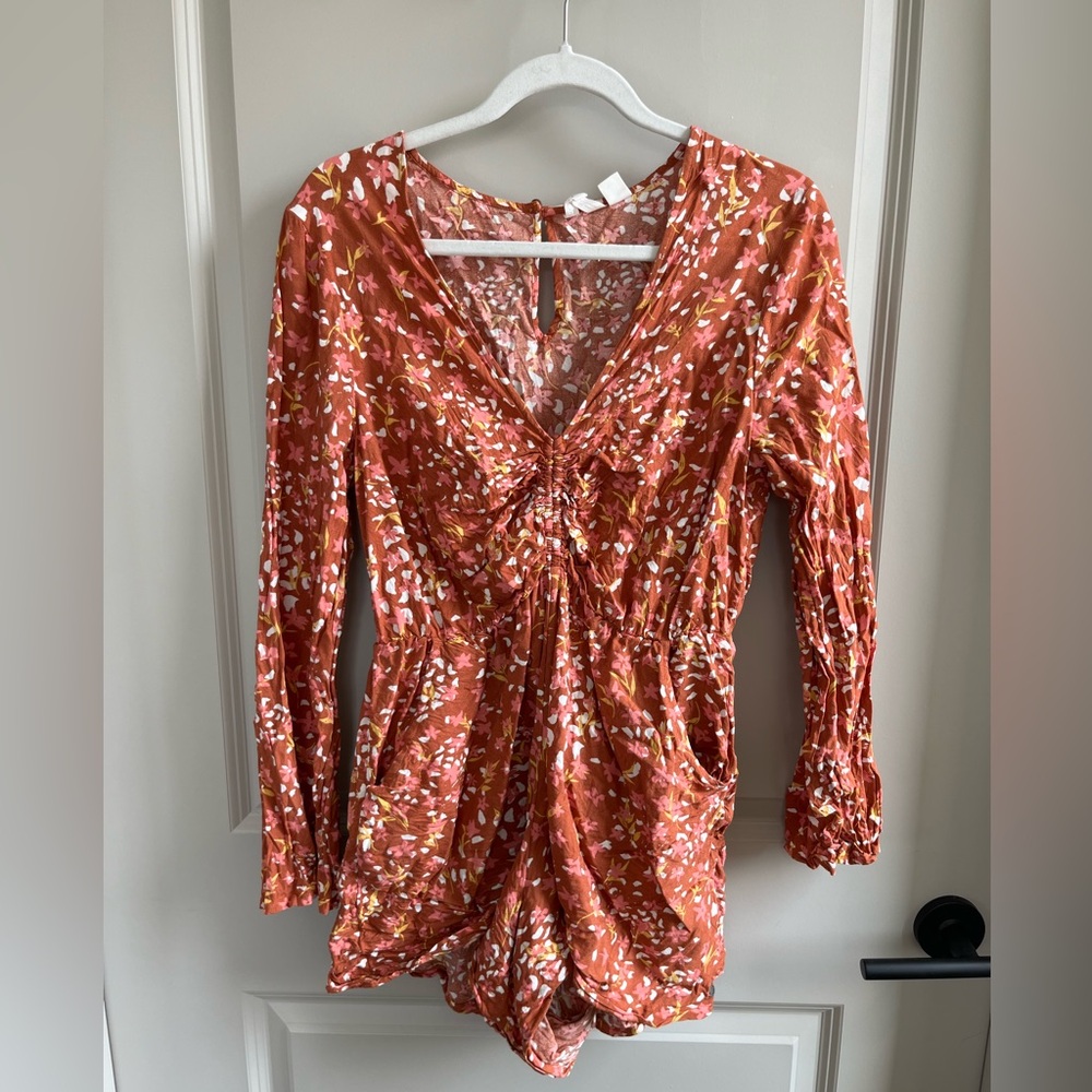 Women’s Roxy Longsleeve Romper - Picture 1 of 2